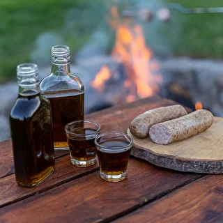 Botella para licores petaca con tapa 200ml 10uds – photo 7