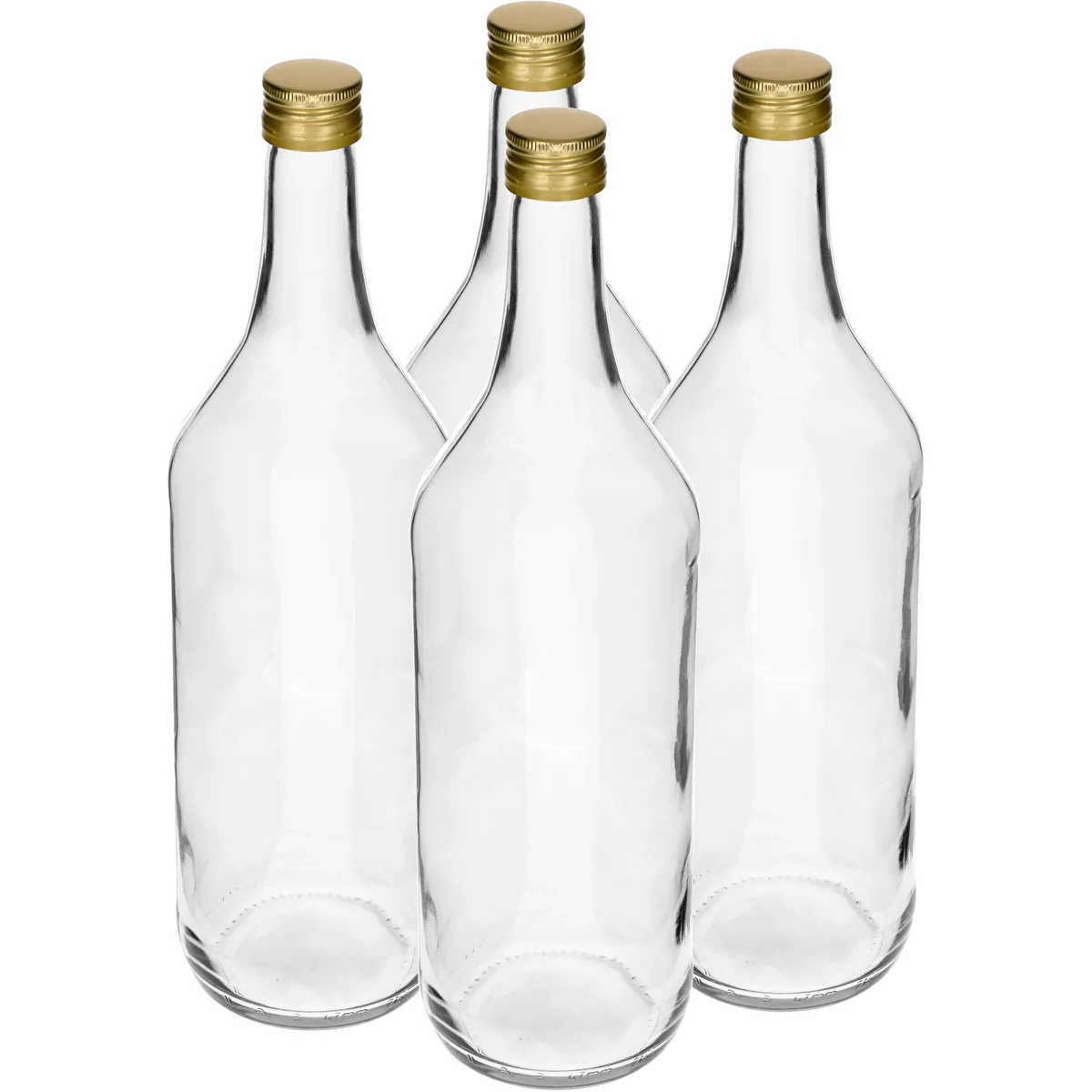 Botella 1L de Mesa con tapa fi28 4uds