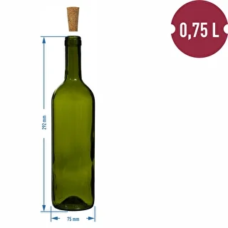 Botella Oliva para vino 750ml - paquete de 8 unidades – photo 6