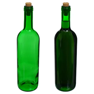 Botella para vino 750ml verde - paquete de 8 unidades. – photo 5