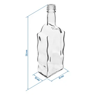 Botella Monástica 500ml con tapa, blanca - 6 uds. – photo 4