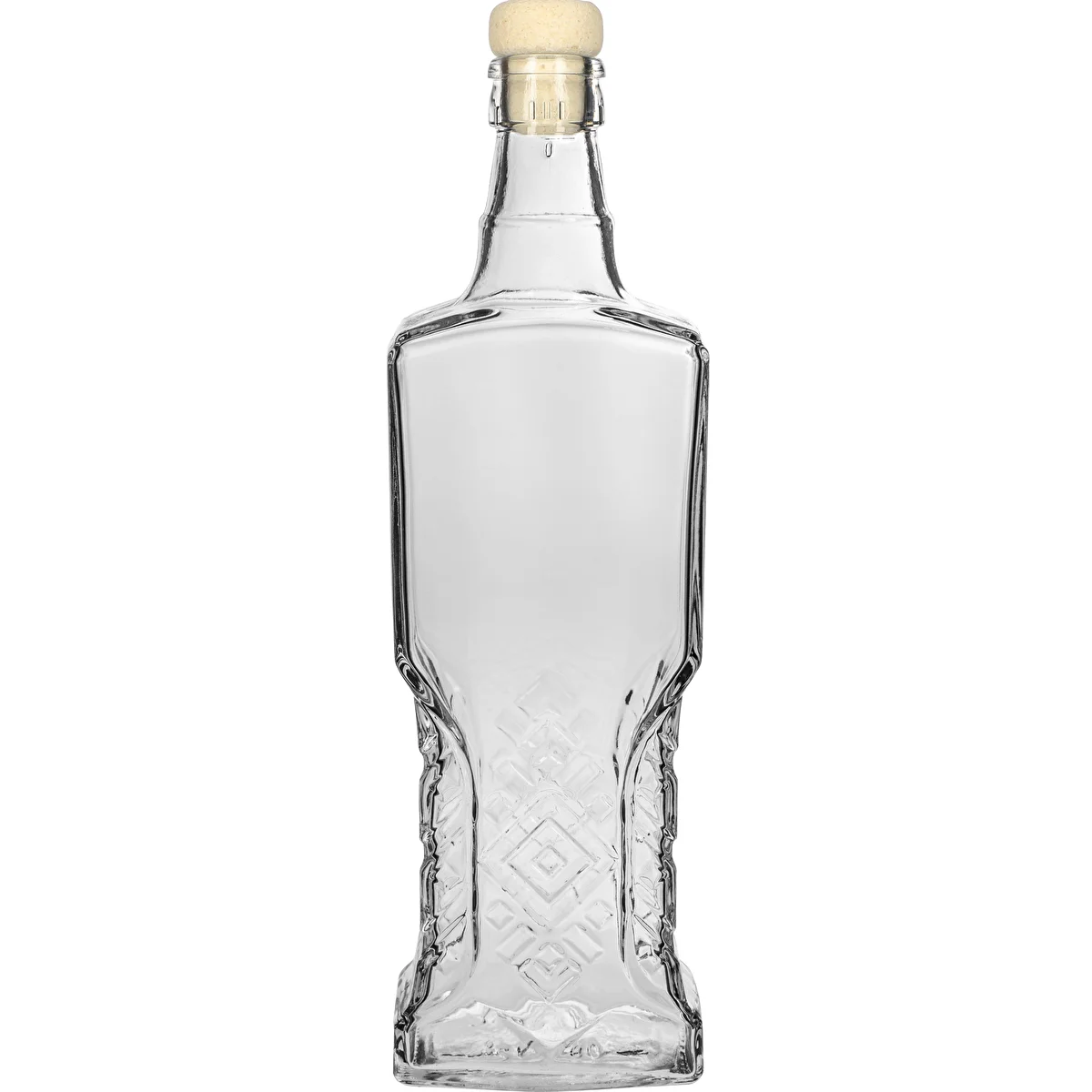 Botella Kredensowa 500 ml con tapón de corcho