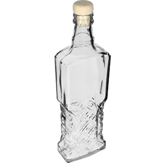 Botella Kredensowa 500 ml con tapón de corcho – photo 3