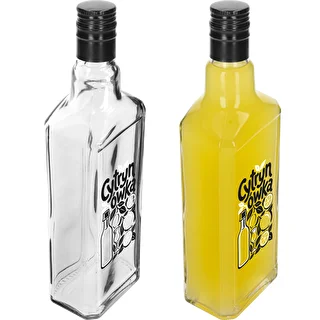 Botella Tynktura 500 ml con impresión «Cytrynówka» y tapón de rosca – photo 4