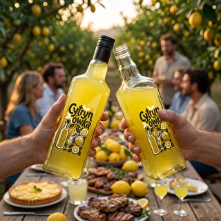Botella Tynktura 500 ml con impresión «Cytrynówka» y tapón de rosca – photo 7