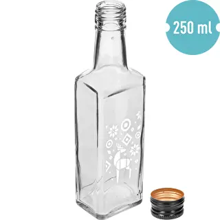 Botella Receptura, 250 ml con tapón - Reno Navideño – photo 4