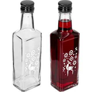 Botella Receptura, 250 ml con tapón - Reno Navideño – photo 3