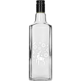 Botella Tynktura, 500 ml con tapa de rosca - Reno Navideño – photo 1