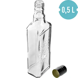 Botella Tynktura, 500 ml con tapa de rosca - Reno Navideño – photo 4