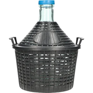 Globo para vino 5L en cesta de plástico – photo 1