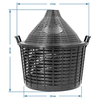 Globo para vino 25L en cesta de plástico – photo 6