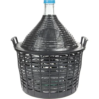 Globo para vino 20L en cesta de plástico – photo 1