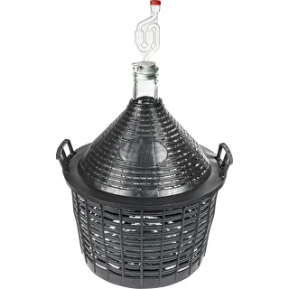 Globo para vino 20L en cesta de plástico – photo 3