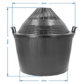 Globo para vino 34L en cesta de plástico – photo 6