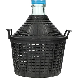 Balón para vino 5L en cesta de plástico – photo 1