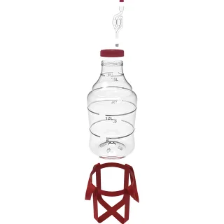 Globo para vino ligero, irrompible, con correas, 15L – photo 2