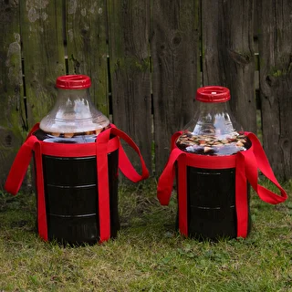 Globo para vino ligero, irrompible, con correas, 15L – photo 11