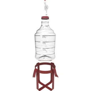 Globo para vino ligero, irrompible, con correas, 25L – photo 3
