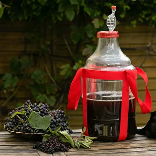 Globo para vino ligero, irrompible, con correas, 20L – photo 8