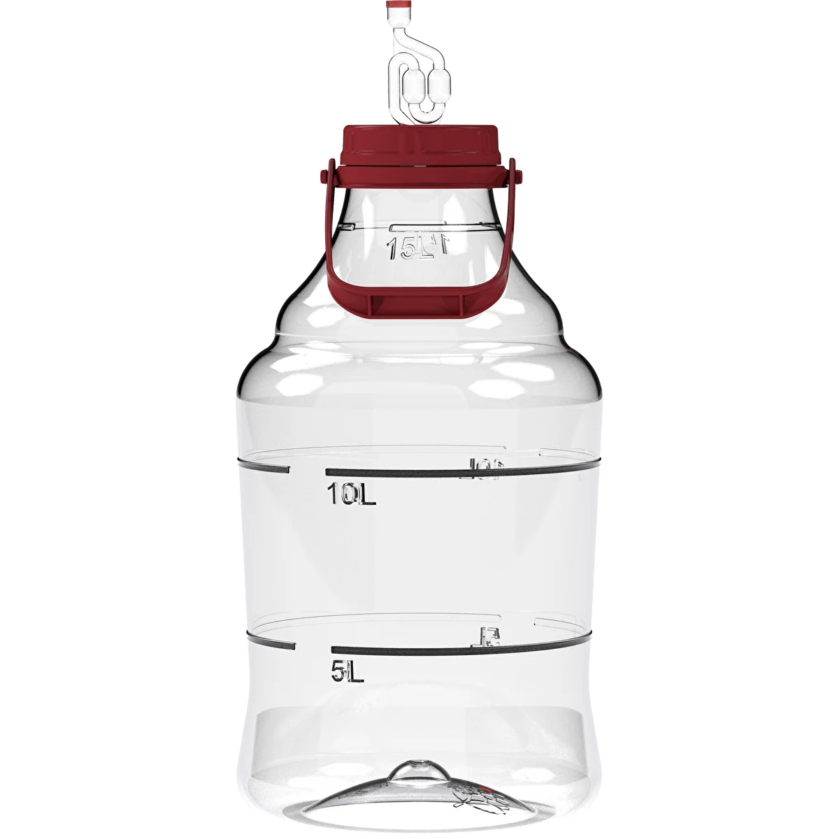 Garrafa para vino ligera, irrompible, con asa, 15L