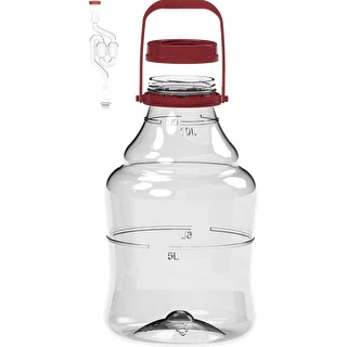 Globo para vino ligero, irrompible, con asa, 10L – photo 2