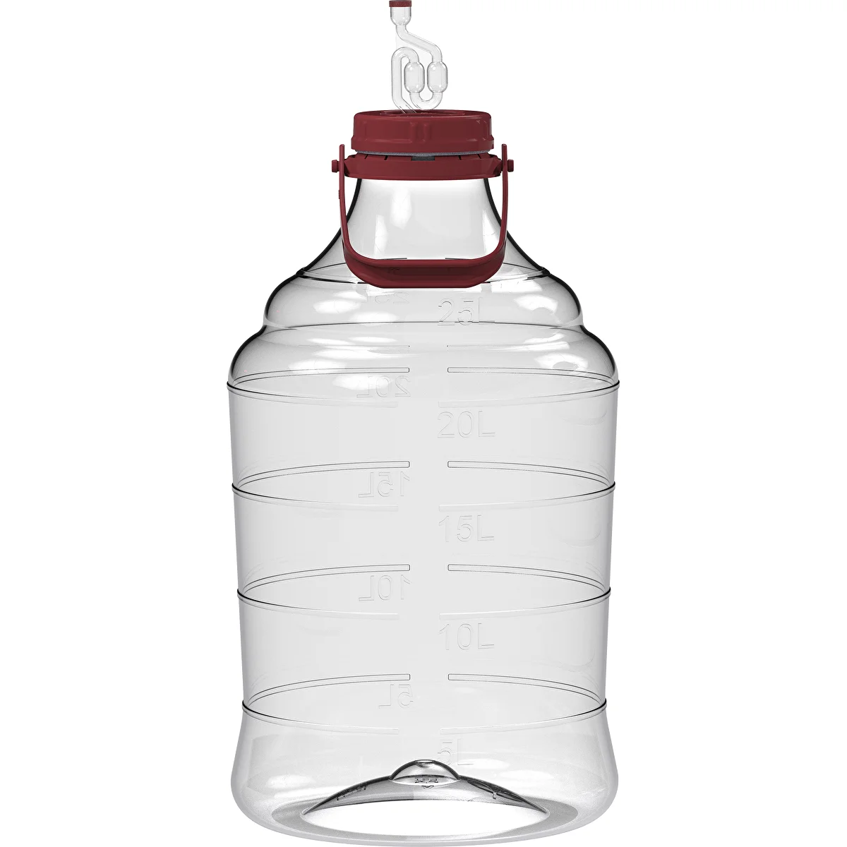 Garrafa para vino ligera, irrompible, con asa, 25L