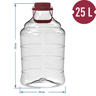 Garrafa para vino ligera, irrompible, con asa, 25L – photo 6