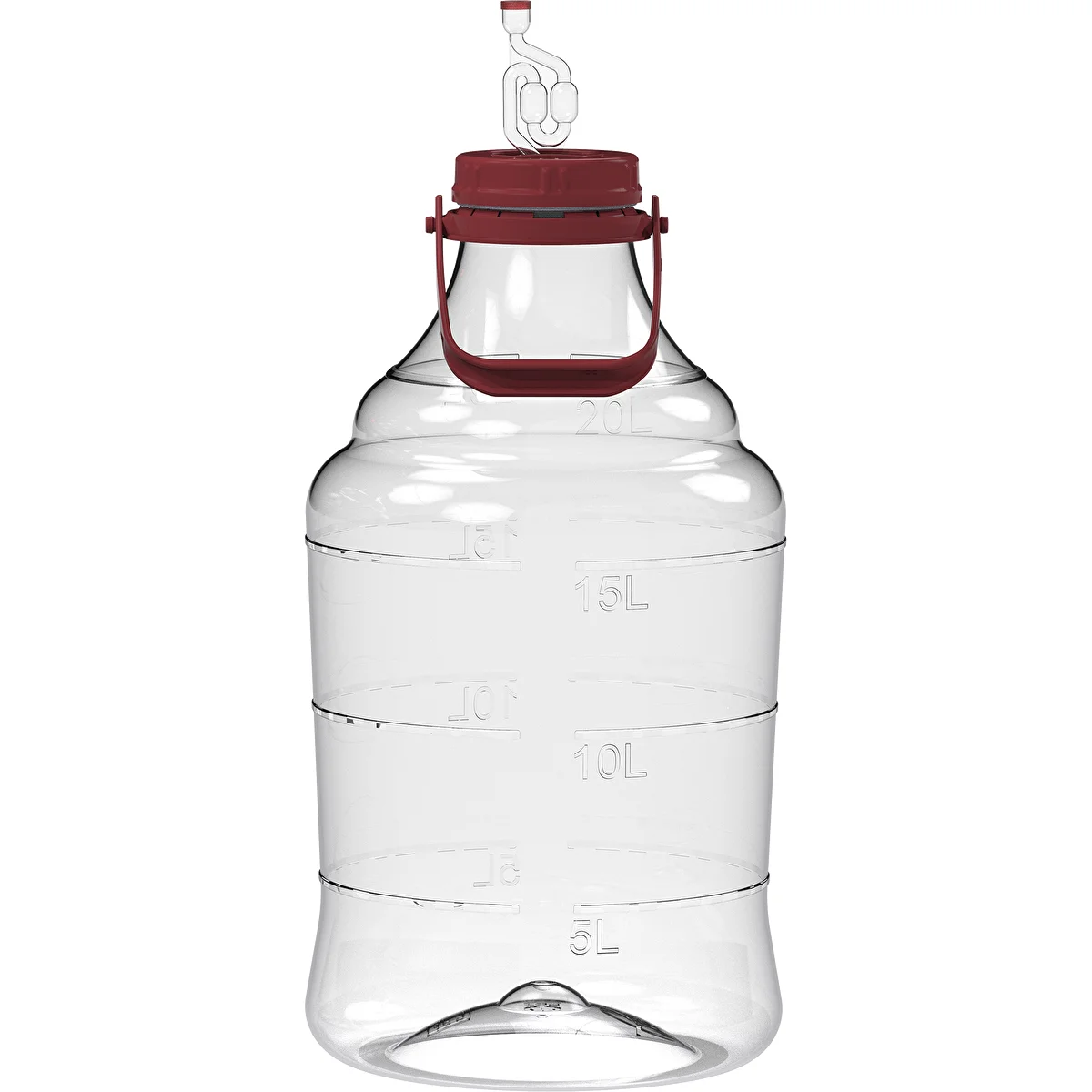 Garrafa para vino ligera, irrompible, con asa, 20L