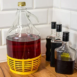 Garrafa Dama 5L con cesta y tapa – photo 3