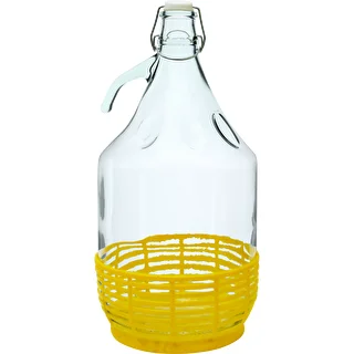 Dama de vidrio 5L con cesta con cierre mecánico – photo 1