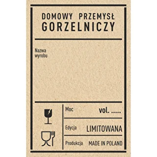Etiquetas vodka - PRL 60/90mm autoadh. 20uds