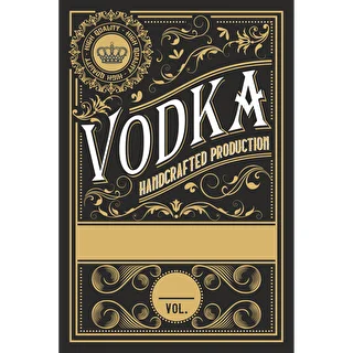 Etiquetas vodka- VODKA_R 60/90mm autoadh.20uds