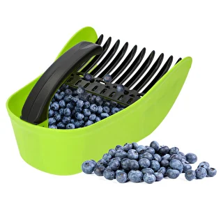 Recogedor de frutas pequeñas de plástico verde – photo 5