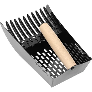 Recogedor de frutas pequeñas de metal negro – photo 3
