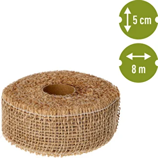 Cinta de yute 5cm/8m – photo 4