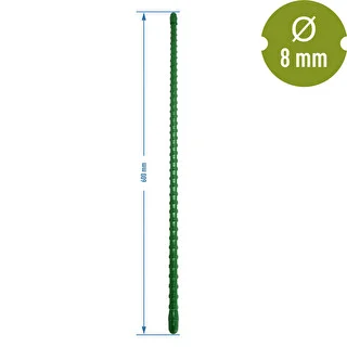 Estaca de acero recubierta de PE 0,6m x 8mm – photo 2