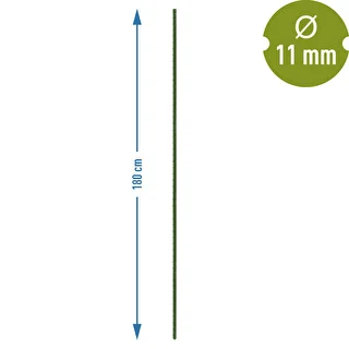 Estaca de acero recubierta de PE 1,8mx11mm (10 uds) – photo 3