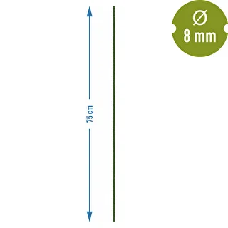 Estaca de acero recubierta de PE 0,75mx8mm (10 uds) – photo 3
