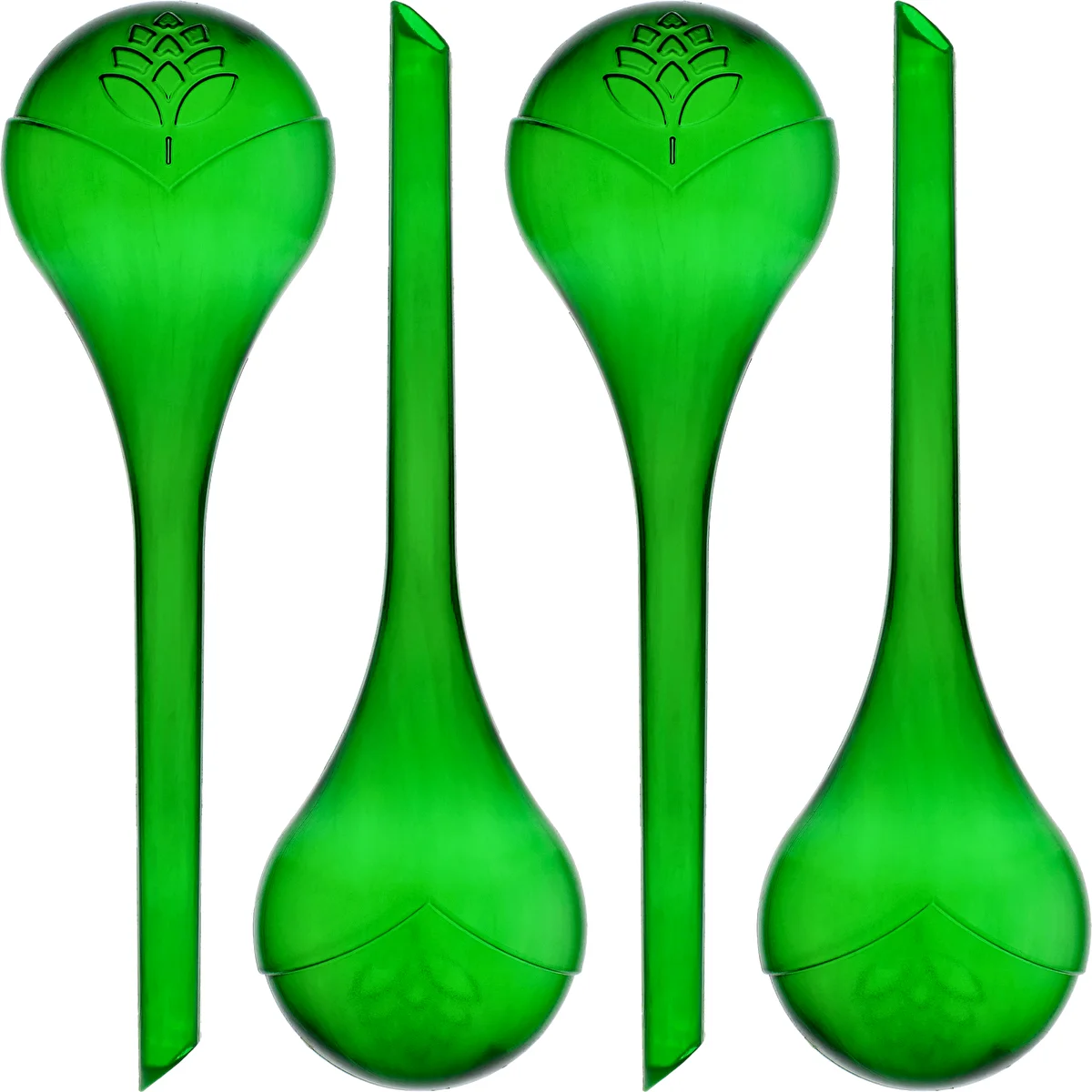 Bolas de riego TRANSPARENTES VERDES 4 uds.