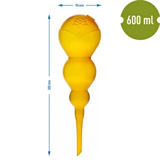 Bola de riego triple (tres cámaras), transparente amarilla, 600 ml – photo 5