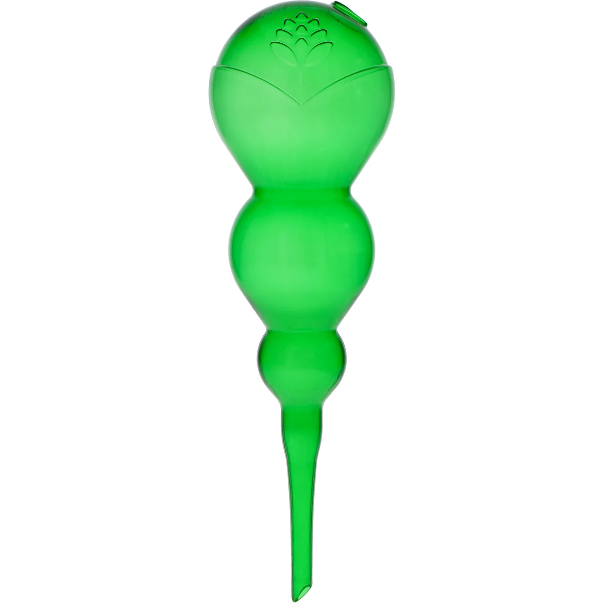 Bola de riego triple (tres cámaras), verde transparente, 600 ml