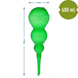 Bola de riego triple (tres cámaras), verde transparente, 600 ml – photo 5