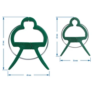 Clips para sujetar plantas 20 piezas (8x grandes/12x pequeñas) – photo 6