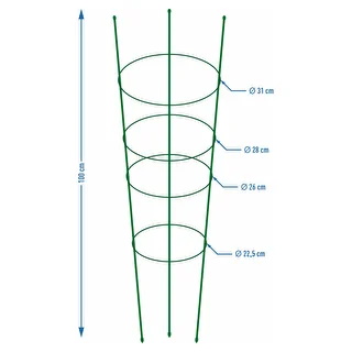 Soporte anular para plantas 4 anillos 1m – photo 2