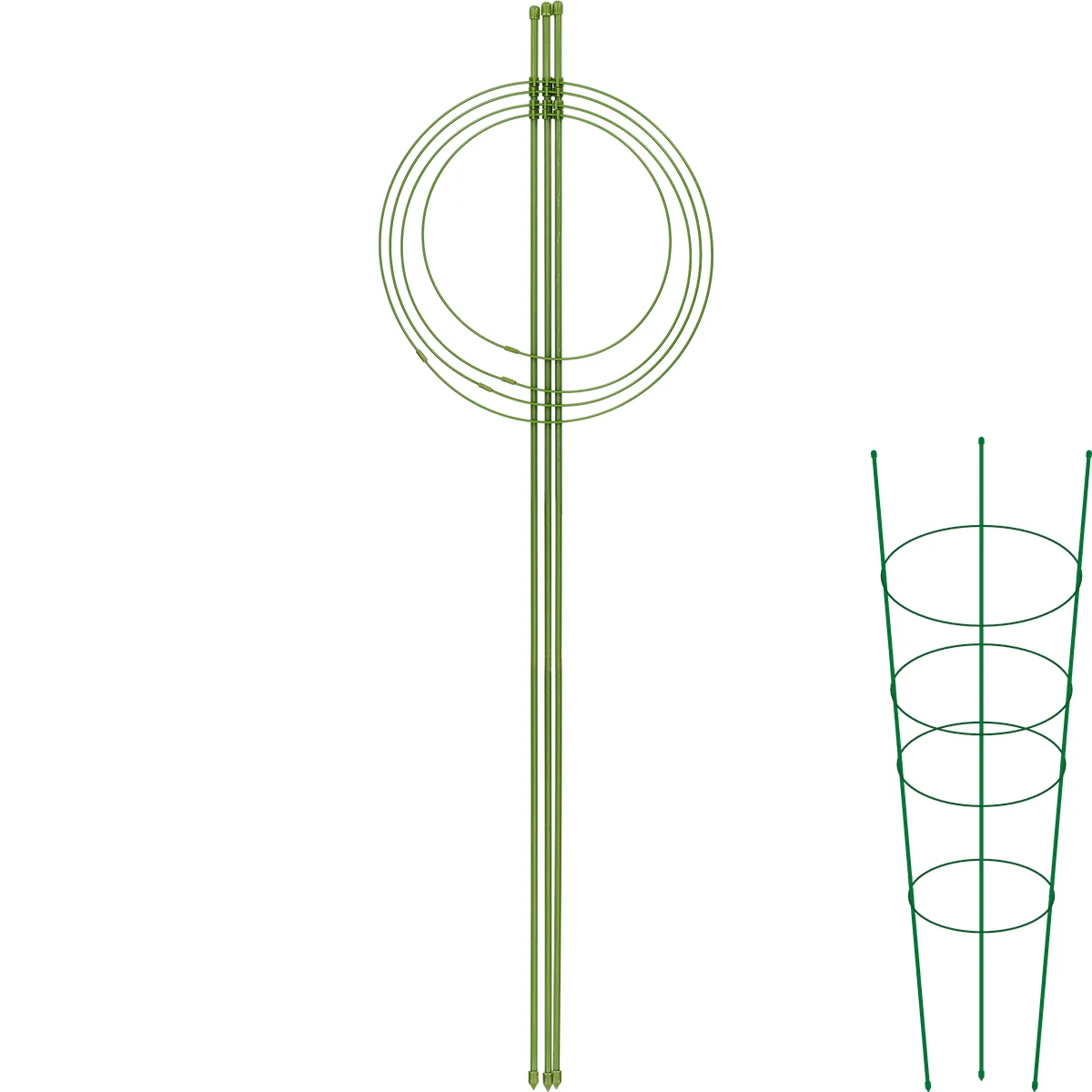 Soporte anular para plantas 4 anillos 1m
