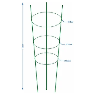 Soporte de anillo para plantas 3 anillos 1,25 – photo 2