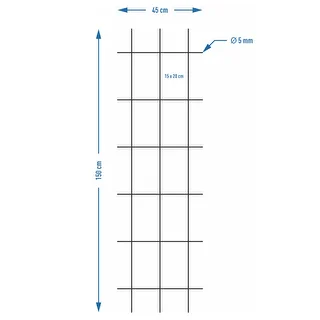 Soporte para plantas - enrejado (150cm x 45cm) 3 piezas – photo 7