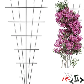 Soporte para plantas - enrejado de jardín estrechado 150 x 75cm