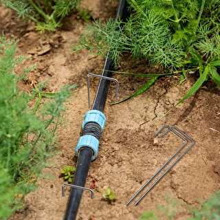 Anclajes en L para agrotextil, acero - 100 piezas – photo 10