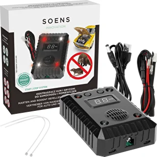 Ahuyentador de garduñas y roedores para coches e interiores (ultrasonidos + LED) – photo 9